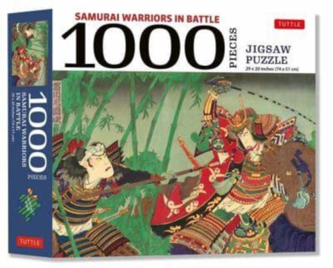 Samurai Warriors in Battle- 1000 Piece Jigsaw Puzzle : Finished Size 29 X 20 inch (74 x 51 cm)-9780804856140