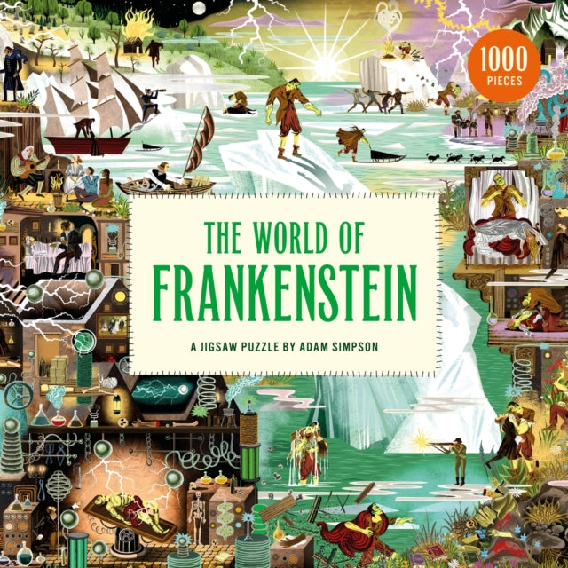 The World of Frankenstein : A Jigsaw Puzzle by Adam Simpson-9780857829443