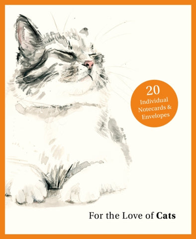 For the Love of Cats: 20 Individual Notecards and Envelopes-9781399600125