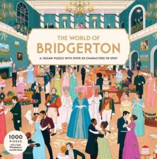 The World of Bridgerton : A 1000-piece jigsaw puzzle with over 30 characters to spot-9781399615945