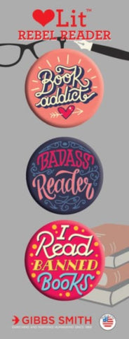 Rebel Reader 3 Badge Set-9781423649717