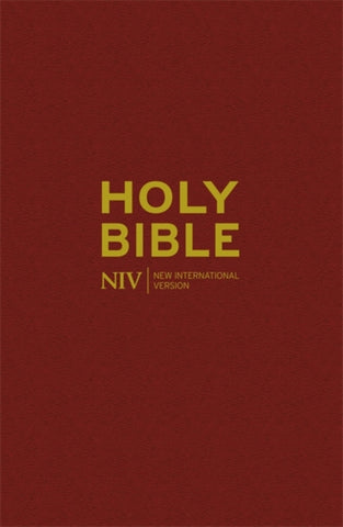 NIV Popular Burgundy Hardback Bible-9781444701487