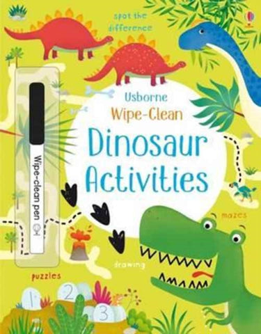 Wipe-Clean Dinosaur Activities-9781474919012