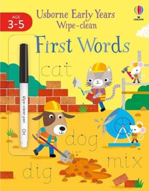 Early Years Wipe-Clean First Words-9781474986717