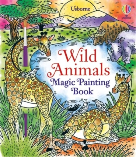 Wild Animals Magic Painting Book-9781474998536