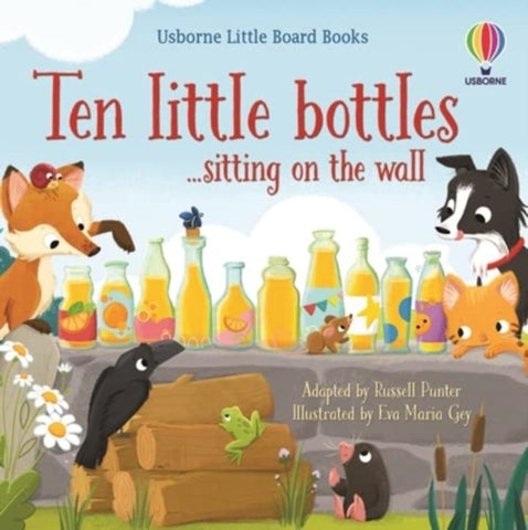 Ten little bottles sitting on the wall-9781474999212