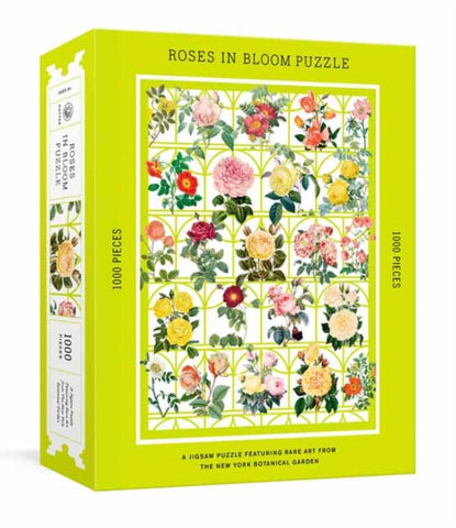 Roses in Bloom Puzzle : A 1000-Piece Jigsaw Puzzle Featuring Rare Art from the New York Botanical Subtitle change: Garden : Jigsaw Puzzles for Adults-9781524759124