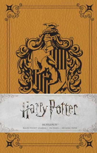 Harry Potter: Hufflepuff Ruled Pocket Journal-9781683830337