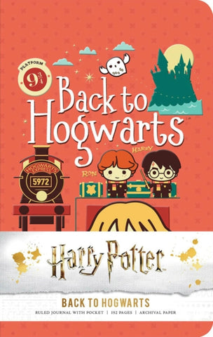 Harry Potter: Back to Hogwarts Ruled Pocket Journal-9781683837688