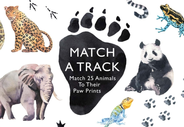 Match a Track : Match 25 Animals to Their Paw Prints-9781780679648