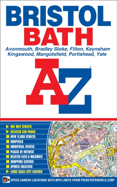 Bristol and Bath A-Z Street Atlas (paperback)-9781782570554