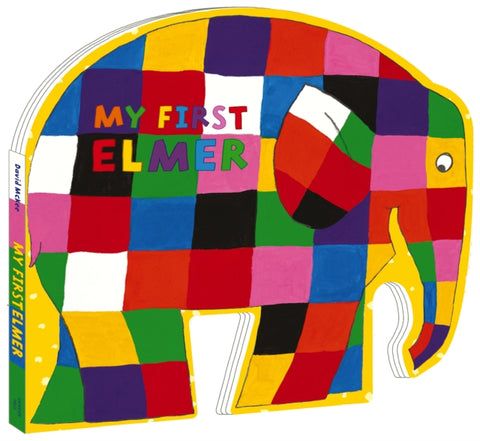 My First Elmer : Shaped Board Book-9781783446773