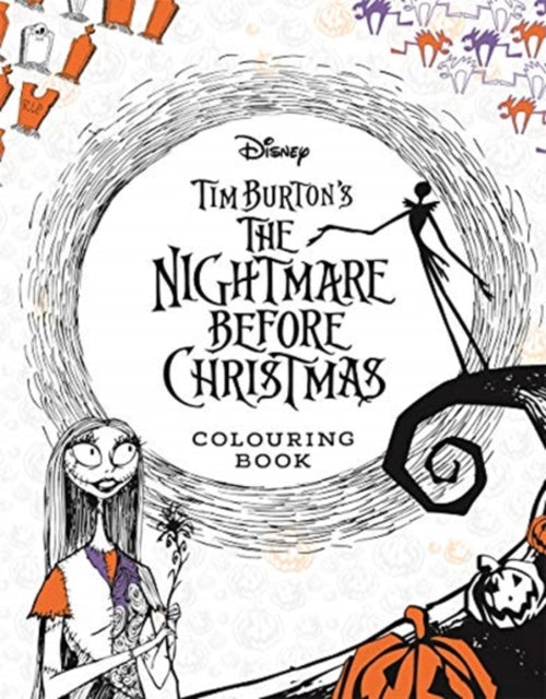 Disney Tim Burton's The Nightmare Before Christmas Colouring Book-9781800781221