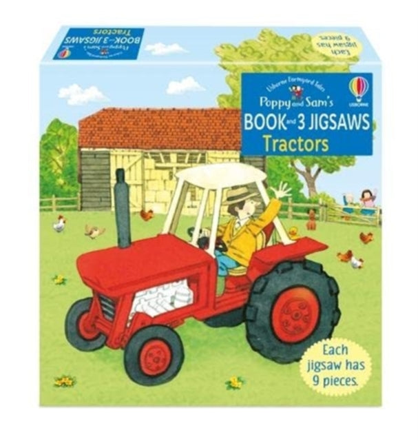Poppy and Sam's Book and 3 Jigsaws: Tractors-9781801318495