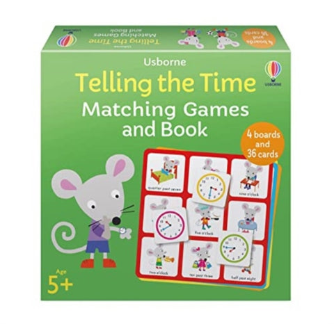 Telling the Time Matching Games and Book-9781803704722