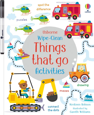 Wipe-Clean Things That Go Activities-9781805316626