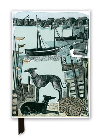 Angela Harding: Harbour Whippets (Foiled Journal)-9781839642944