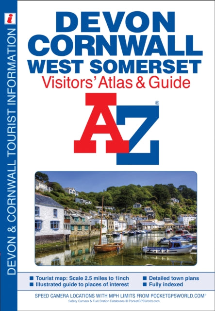 Devon, Cornwall and West Somerset Visitors' Atlas-9781843486459