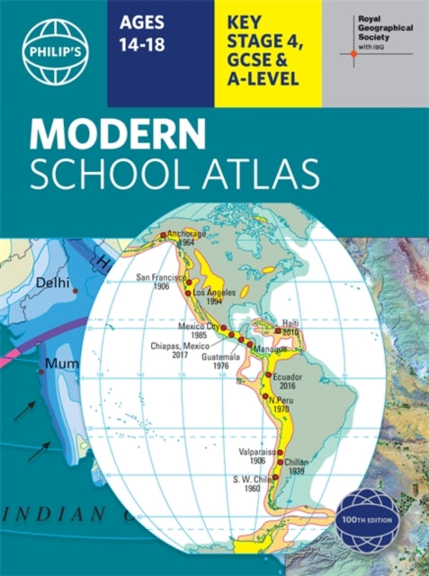 Philip's RGS Modern School Atlas : 100th edition-9781849075831