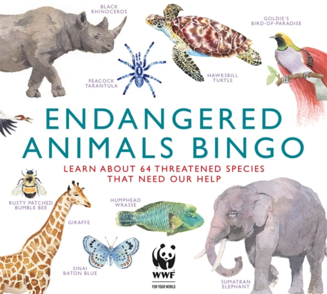 Endangered Animals Bingo : Learn About 64 Threatened Species That Need Our Help-9781913947798