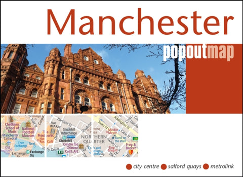 Manchester PopOut Map : Pocket size, pop-up map of Manchester city centre-9781914515774