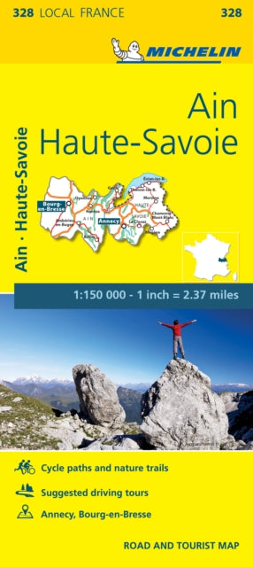 Ain, Haute-Savoie - Michelin Local Map 328 : Map-9782067210455