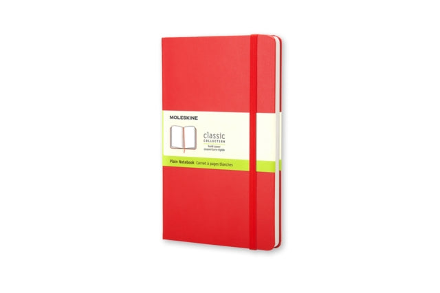 Moleskine Large Plain Notebook Red-9788862930062